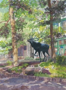 Pearl Street Mall Elk, Boulder